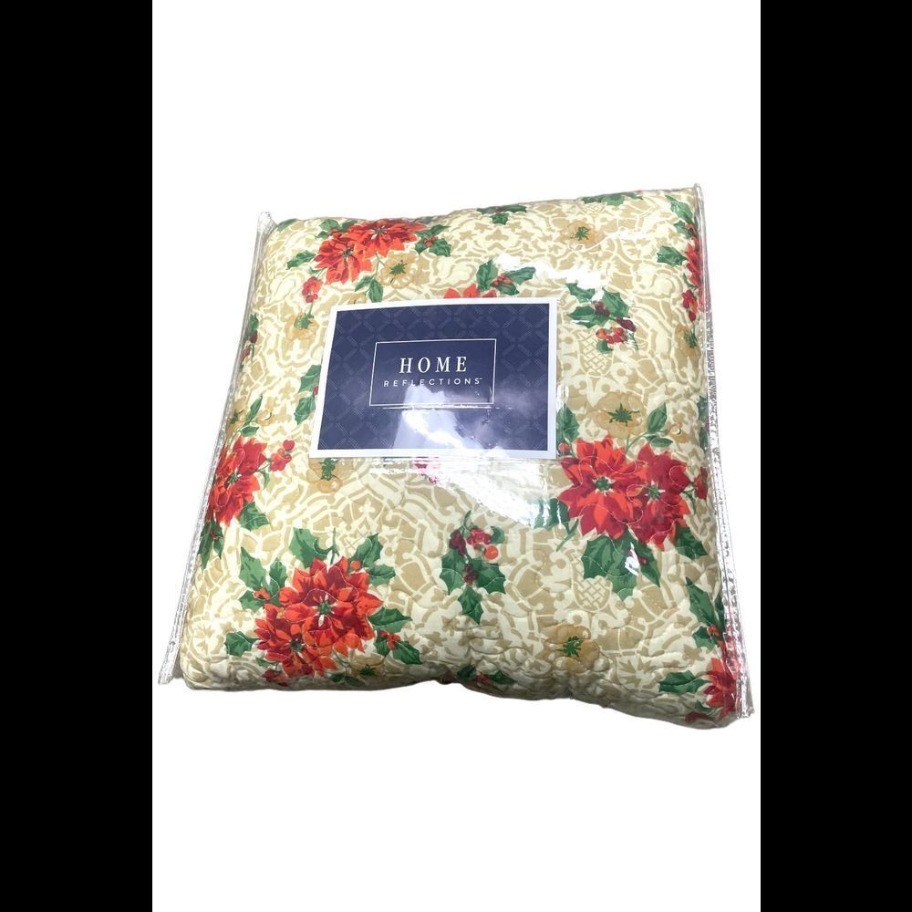 Home Reflections 2-Pack Holiday Motif Pillow Red